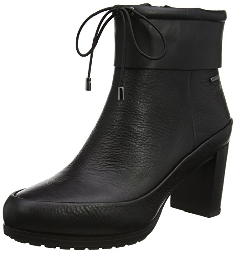 Clarks Londonrain GTX, Botas Mujer, Negro (Black Leather), 39 EU