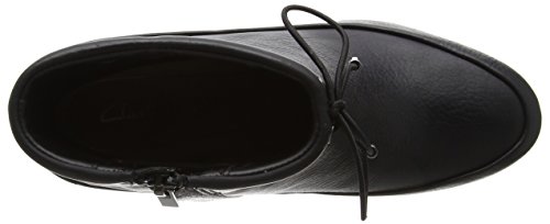 Clarks Londonrain GTX, Botas Mujer, Negro (Black Leather), 39 EU