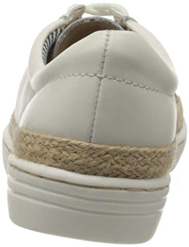 Clarks Marie Mist, Zapatos de Cordones Derby Mujer, Color Blanco, 38 EU