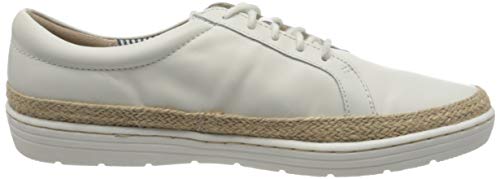 Clarks Marie Mist, Zapatos de Cordones Derby Mujer, Color Blanco, 40 EU