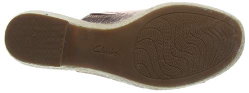 Clarks Maritsa Mule, Sandalias Punta Cerrada Mujer, Dorado (Rose Gold Rose Gold), 39 EU