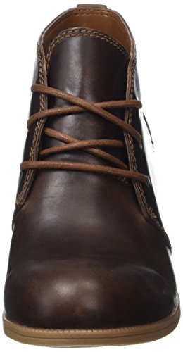 Clarks Maypearl Flora, Botas Militar Mujer, Marrón (Dark Tan Lea), 36 EU