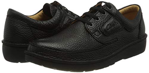 Clarks Nature II, Oxford Plano Hombre, Negro (Black), 41.5 EU