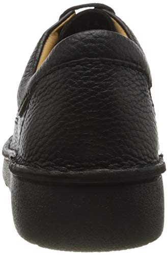 Clarks Nature II, Oxford Plano Hombre, Negro (Black), 43 EU