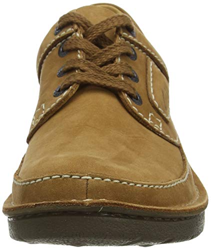 Clarks Nature II, Zapatillas Hombre, Birch Tumbled Nubuck, 43 EU
