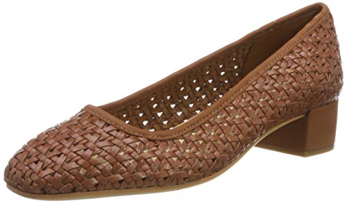 Clarks Orabella Alice, Botines Mujer, Marrón (Tan Weave Tan Weave), 39 EU