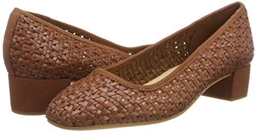 Clarks Orabella Alice, Botines Mujer, Marrón (Tan Weave Tan Weave), 39 EU