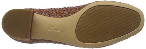 Clarks Orabella Alice, Botines Mujer, Marrón (Tan Weave Tan Weave), 39.5 EU