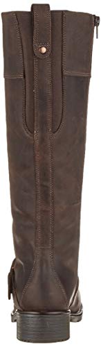 Clarks Orinoco Jazz, Botas Estilo Motero Mujer, Marrón (Dark Brown Lea Dark Brown Lea), 38 EU