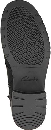 Clarks Orinoco Spice, Botines Mujer, Negro (Black Leather), 38 EU