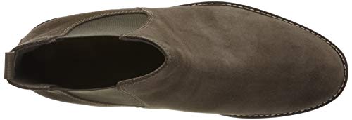 Clarks Paulson Up, Botas Chelsea Hombre, Gris (Taupe Suede Taupe Suede), 42.5 EU