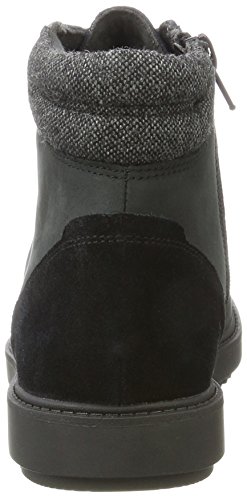 Clarks Raisie Vita, Botas Mujer, Negro (Black Leather), 38 EU