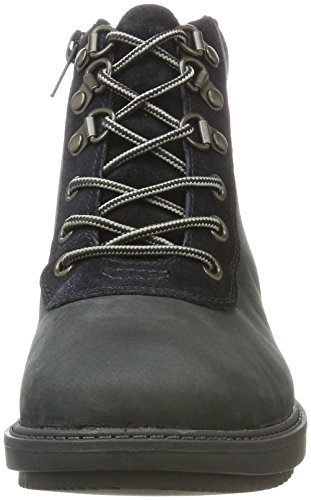 Clarks Raisie Vita, Botas Mujer, Negro (Black Leather), 38 EU