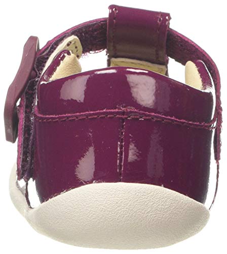 Clarks Roamer Star T, Zapatillas de Estar por casa Unisex Niños, Marrón (Plum Patent Plum Patent), 19 EU