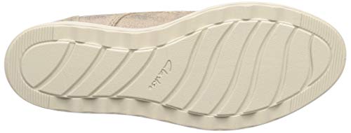 Clarks Sharon Crystal, Zapatos de Cordones Derby Mujer, Beige (Pewter-), 41 EU