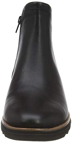 Clarks Sharon Heights, Botas Cortas al Tobillo Mujer, Cuero Negro, 40 EU