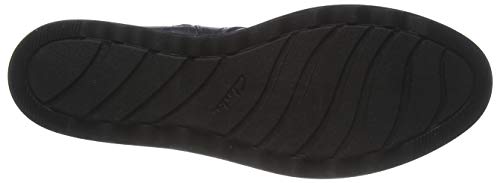 Clarks Sharon Hop, Botas Modelo Chukka Mujer, Negro (Black Leather), 36 EU