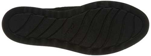Clarks Sharon Noel, Zapatos de Cordones Derby Mujer, Negro (Black Nubuck), 41 EU