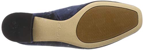Clarks Sheer Flora, Botas Chelsea Mujer, Azul (Navy Navy), 37 EU