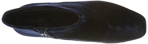 Clarks Sheer Flora, Botas Chelsea Mujer, Azul (Navy Navy), 37 EU