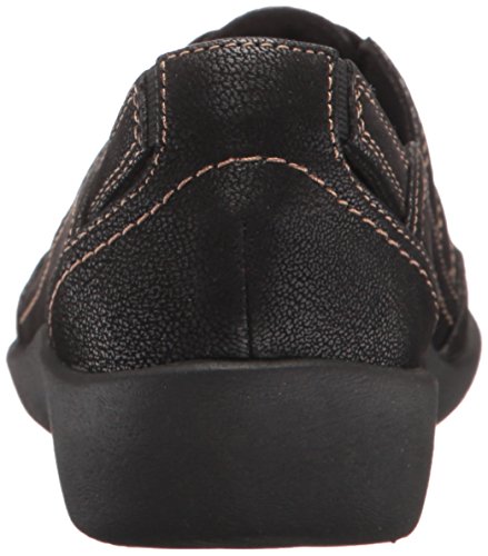 Clarks Sillian Stork Fisherman - Sandalias para Mujer, Color Negro, Talla 38.5 EU