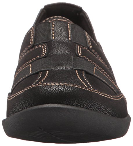 Clarks Sillian Stork Fisherman - Sandalias para Mujer, Color Negro, Talla 38.5 EU