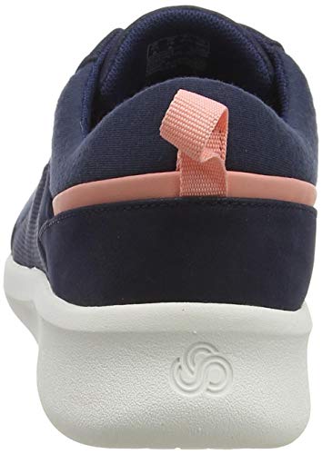 Clarks Sillian2.0 Kae, Zapatillas Mujer, Azul (Blue Marine), 39 EU