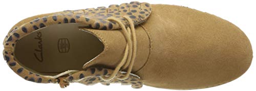 Clarks Skylark Form K, Botines Niños, Multicolor (Animal Print Animal Print), 33 EU