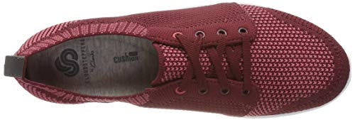 Clarks Step Allenasun, Zapatillas Mujer, Rojo (Maroon Maroon), 41.5 EU