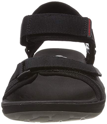 Clarks Step Beat Sun, Abierta Sandalias Punta Cerrada, Negro (Black-), 42 EU