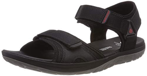 Clarks Step Beat Sun, Abierta Sandalias Punta Cerrada, Negro (Black-), 42 EU