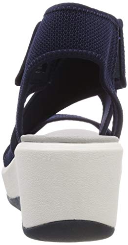 Clarks Step Cali Palm, Zapatillas Mujer, Azul (Navy-), 38 EU