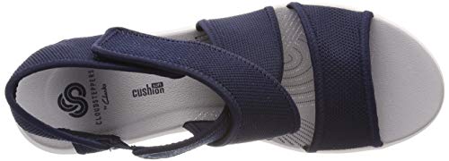 Clarks Step Cali Palm, Zapatillas Mujer, Azul (Navy-), 38 EU