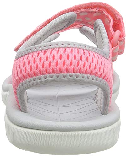 Clarks Surfing Tide K, Sandalias de Talón Abierto Niños, Rosa (Pink Combi Pink Combi), 30 EU