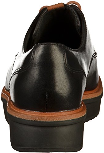 Clarks Teadale Rhea, Zapatos de Cordones Brogue Mujer, Negro (Black Leather), 41.5 EU