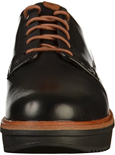 Clarks Teadale Rhea, Zapatos de Cordones Brogue Mujer, Negro (Black Leather), 41.5 EU