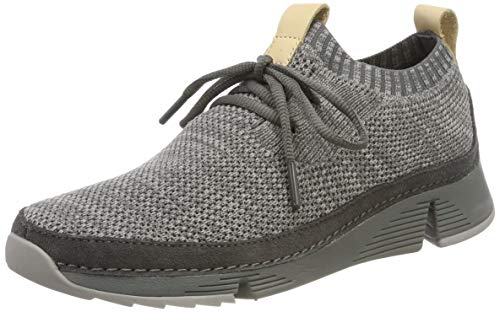 Clarks Tri Native, Zapatillas Mujer, Gris (Grey Combi Grey Combi), 38 EU