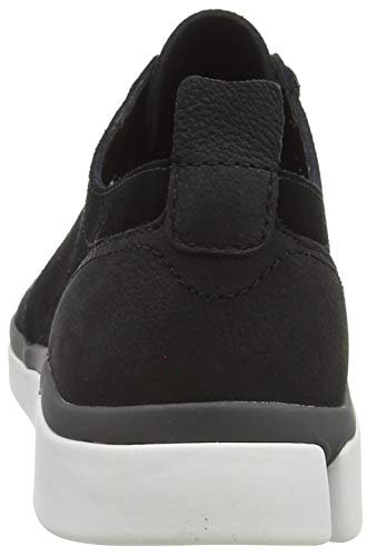 Clarks Tri Verve Boss, Zapatillas Hombre, Negro (Black Combi Black Combi), 43 EU