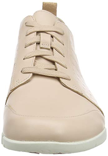 Clarks Triamelia Edge, Zapatillas Mujer, Beige (Blush Leather Blush Leather), 38 EU