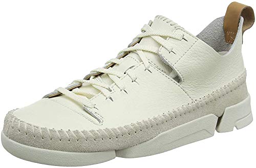 Clarks Trigenic Flex, Zapatillas Mujer, Blanco (White), 37 EU