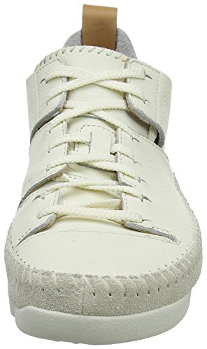 Clarks Trigenic Flex, Zapatillas Mujer, Blanco (White), 37 EU