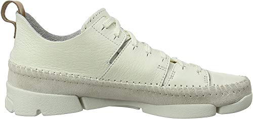 Clarks Trigenic Flex, Zapatillas Mujer, Blanco (White), 37 EU