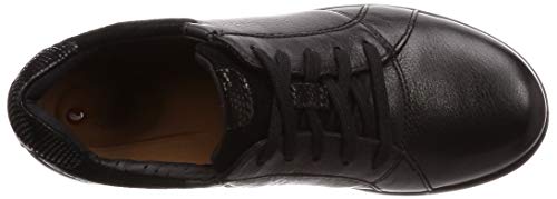 Clarks Un Adorn Lace, Zapatos de Cordones Derby Mujer, Negro (Black Combi-), 43 EU