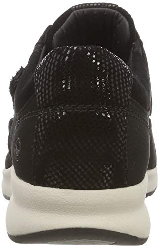 Clarks Un Adorn Lo, Zapatos de Cordones Derby Mujer, Negro (Black Combi), 37 EU