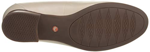 Clarks Un Blush Ease, Mocasines para Mujer, Gris (Stone Combi Stone Combi), 42 EU