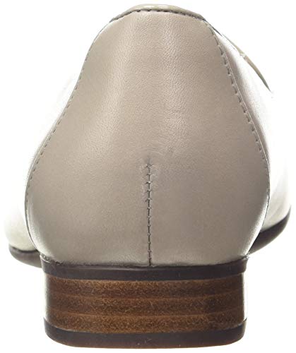 Clarks Un Blush Ease, Mocasines para Mujer, Gris (Stone Combi Stone Combi), 42 EU