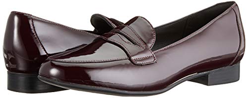 Clarks Un Blush Go, Mocasines Mujer, Marrón (Aubergine Pat Aubergine Pat), 39.5 EU