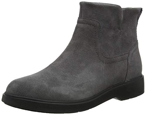 Clarks Un Elda Lo, Botas Slouch Mujer, Gris (Grey Suede Grey Suede), 39.5 EU