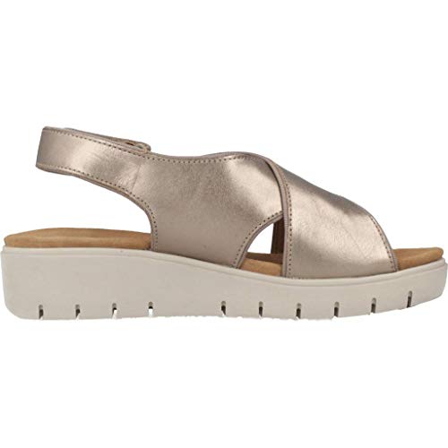 Clarks Un Karely Sun, Chanclas Sandalias Flip-Flop, Dorado (Gold Metallic-), 37 EU