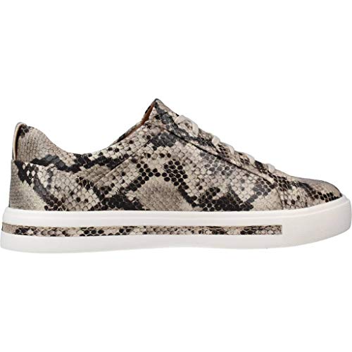 Clarks Un Maui Lace, Zapatillas para Mujer, Multicolor (Natural Snake Natural Snake), 40 EU